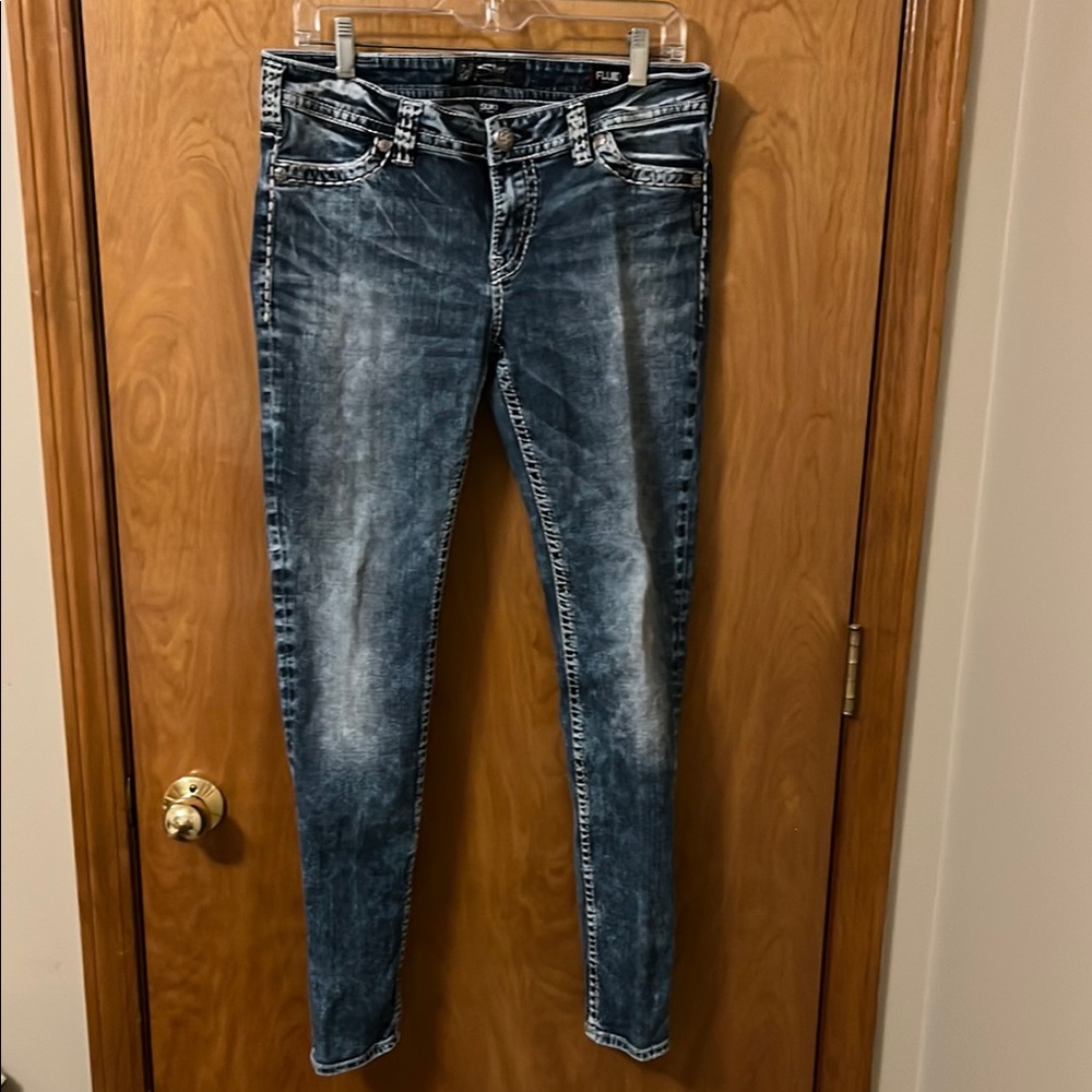 Silver Suki Mid Super SKINNY Jeans